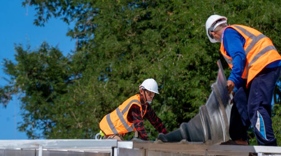Professional new roof installation services in Pewamo, MI
